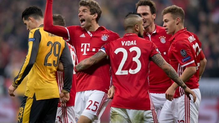 FC Bayern feiert Kantersieg gegen Arsenal